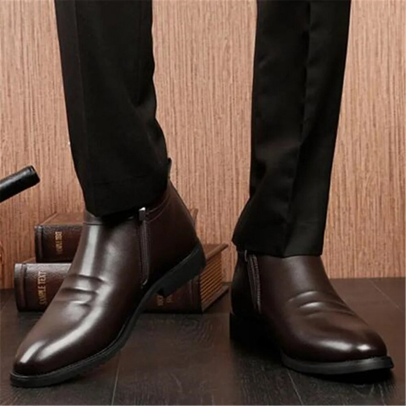 odos batai Vyriški „Chelsea“ batai šildo medvilniniai batai šaltai žiemai odiniai vyriški batai su kulkšnies vyriška avalynė Eu 38-44