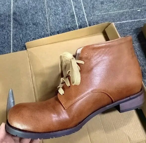 2023News Ανδρικά ανδρικά παπούτσια ανδρικά μποτάκια φθινοπωρινά vintage δερμάτινα zapatos de hombres για ανδρικά ανδρικά παπούτσιαMW0478S