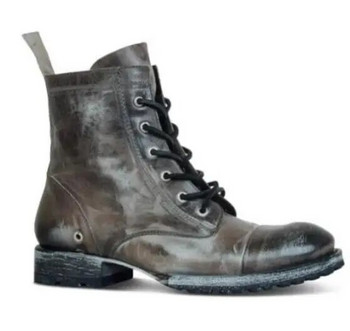 2023Новини Мъжки мъжки обувки Мъжки ботуши голям размер есенни ретро кожени обувки zapatos de hombres за мъже мъжки обувкиMW0480S