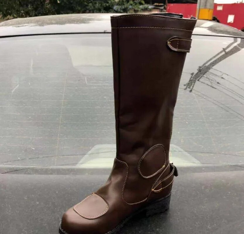 2023Meeste madala kontsaga saapad meeste suuremas suuruses kingad meeste vintage PU-nahast zapatos de hombres personlizar zapatos SM0030