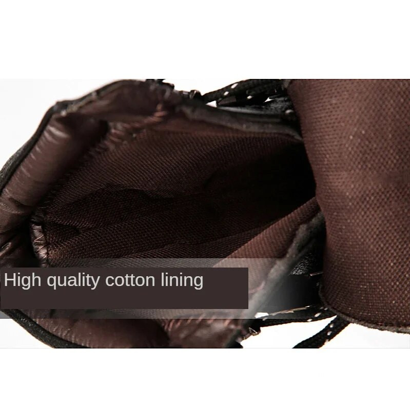 Zimné pánske motocyklové topánky, nové módne punk rockové topánky do polovice lýtok, pánske kožené čierne vysoké topánky, ležérne topánky, veľkosť 38-46