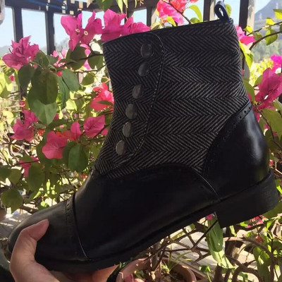 Muške gležnjače natikače muške muške tople cipele muške zimske jesenske kožne gladijatorske čizme sapato feminino chaussure M0130