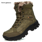 Super Warm Winter Snow Boots Tactical Military Combat Boots Ανδρικά Δερμάτινα Υπαίθρια Κυνήγι Trekking Camping Plus Ανδρικές μπότες