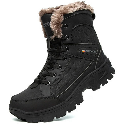 Super Warm Winter Snow Boots Tactical Military Combat Boots Ανδρικά Δερμάτινα Υπαίθρια Κυνήγι Trekking Camping Plus Ανδρικές μπότες