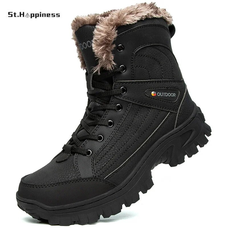 Super Warm Winter Snow Boots Tactical Military Combat Boots Ανδρικά Δερμάτινα Υπαίθρια Κυνήγι Trekking Camping Plus Ανδρικές μπότες