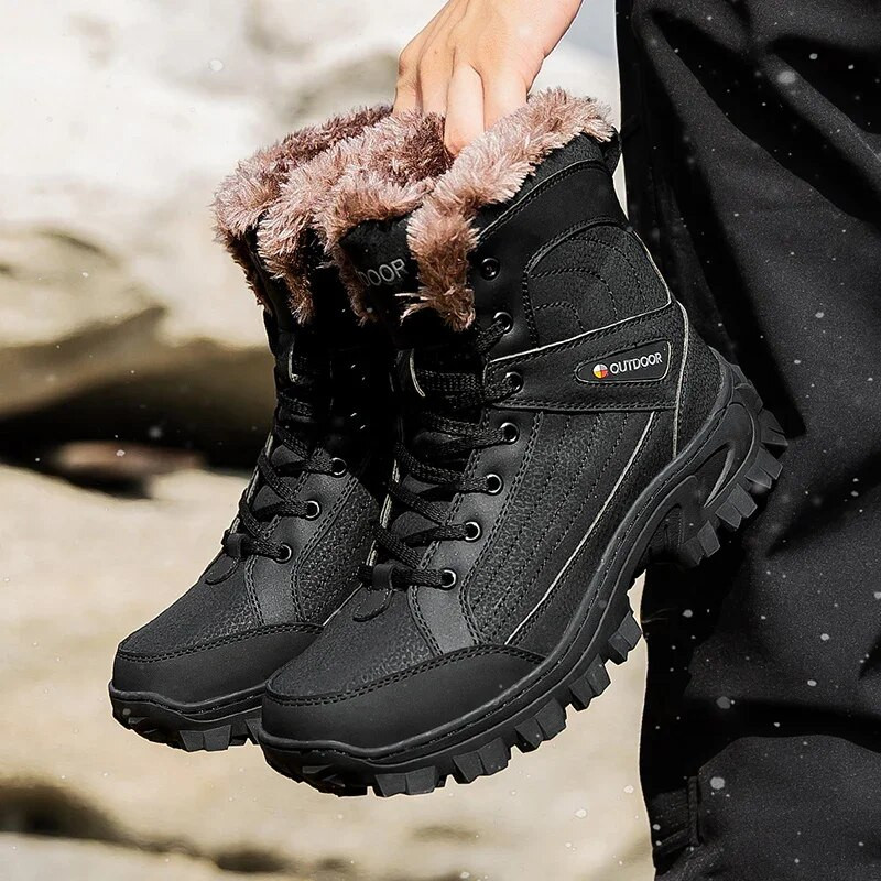 Super Warm Winter Snow Boots Tactical Military Combat Boots Ανδρικά Δερμάτινα Υπαίθρια Κυνήγι Trekking Camping Plus Ανδρικές μπότες