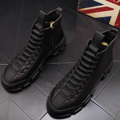 UUS Hip hops Meeste hingavad tossud Vulcanize Saapad Meeste kollane must Võrk vabaaja saapad Tenis Masculino Zapatos Hombre A32