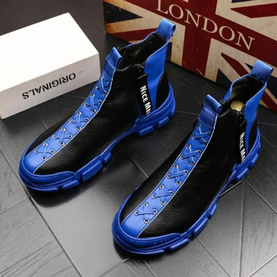 UUS Hip hops Meeste hingavad tossud Vulcanize Saapad Meeste kollane must Võrk vabaaja saapad Tenis Masculino Zapatos Hombre A32