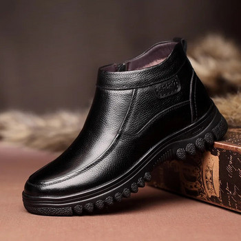  χειμερινές μπότες ανδρικές μπότες Μόδα υποδήματα Ανδρικά παπούτσια Business Casual Ανδρικά παπούτσια μπότες χιονιού zapatos de hombre