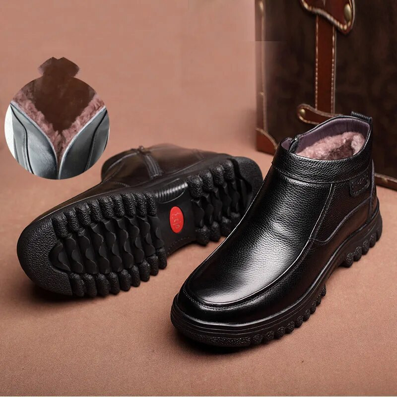  χειμερινές μπότες ανδρικές μπότες Μόδα υποδήματα Ανδρικά παπούτσια Business Casual Ανδρικά παπούτσια μπότες χιονιού zapatos de hombre