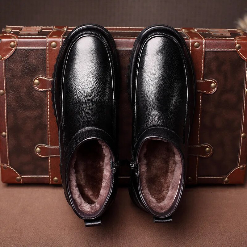  χειμερινές μπότες ανδρικές μπότες Μόδα υποδήματα Ανδρικά παπούτσια Business Casual Ανδρικά παπούτσια μπότες χιονιού zapatos de hombre