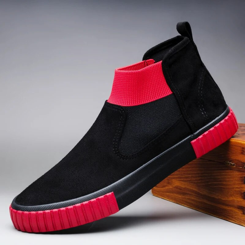 2024 m. Laisvalaikiai Batai Vyras Pavasaris Nauja Mada Laisvalaikio Vyriški Kulkšnies Chelsea Batai Vyriški Batai Zomšiniai Odiniai Slydimo ant Motociklo Vyriški Batai