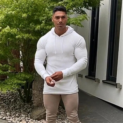 Novi modni zimski pulover s kapuljačom Muška topla dolčevita Muški džemperi Slim Fit pulover Muška klasična puloverica Muška pletiva Pull Homme