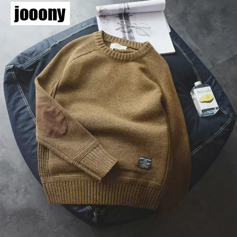2023 m. Megztiniai Vyriški Žieminiai naujo stiliaus stori šilti megztiniai vyriški jaunatviški megztiniai O formos ruduo Vyriški vilnoniai megztiniai vyriški drabužiai