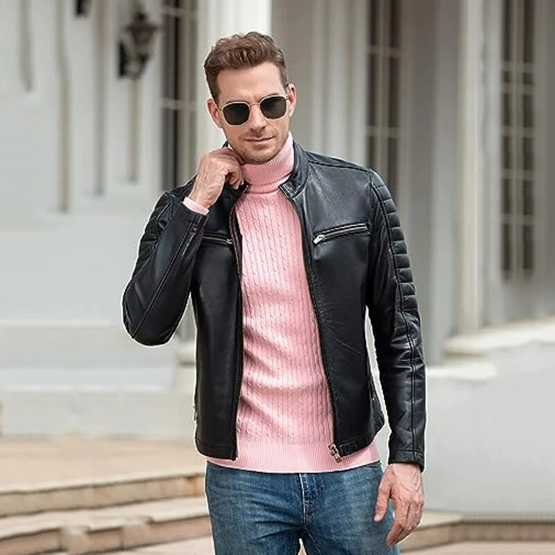 Νέο ανδρικό πουλόβερ με ζιβάγκο Casual Ανδρικό πλεκτό πουλόβερ Ανδρικά πουλόβερ ζεστά γυμναστικής