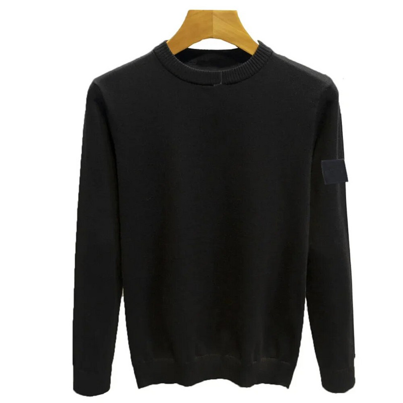 Ziemas zīmols 2023, jauns vīriešu dizaineru džemperi, vienkrāsains bruņurupucis, silts, plāns korejiešu džemperis, trikotāžas džemperis