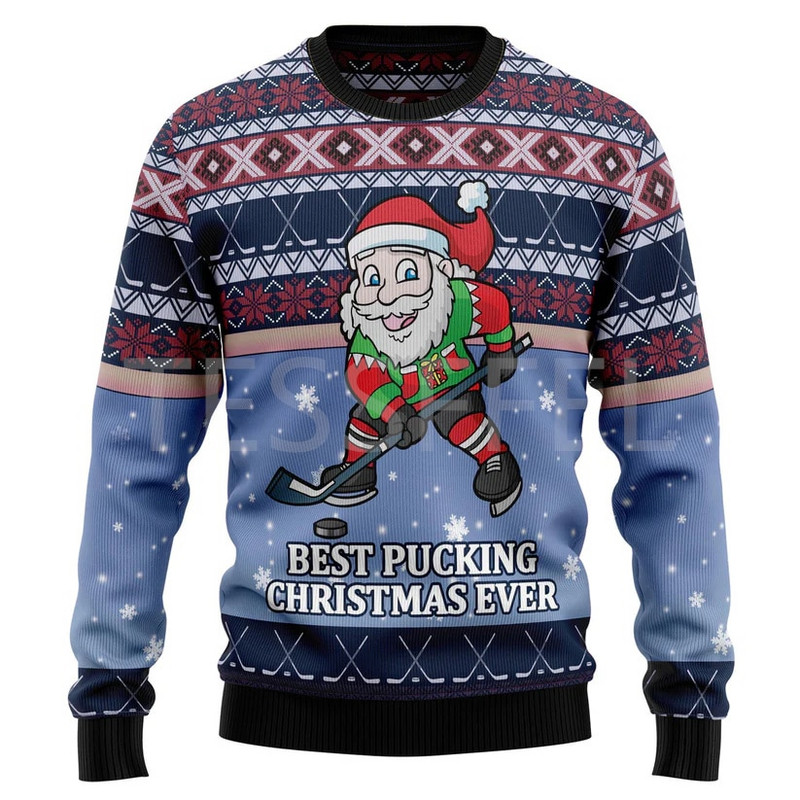 Cosplay Jõulud Inetu kampsun Multifilm Koer Kass Jõuluvana Tattoo Pikad Varrukad 3DPrint Sügis Talvine Pullover Harajuku Casual 15