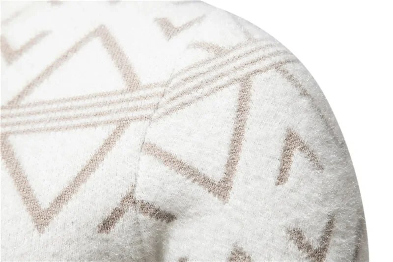 Meeste uus imitatsioon naaritsast kampsun, pehme ja mugav moodne soe kootud kampsun