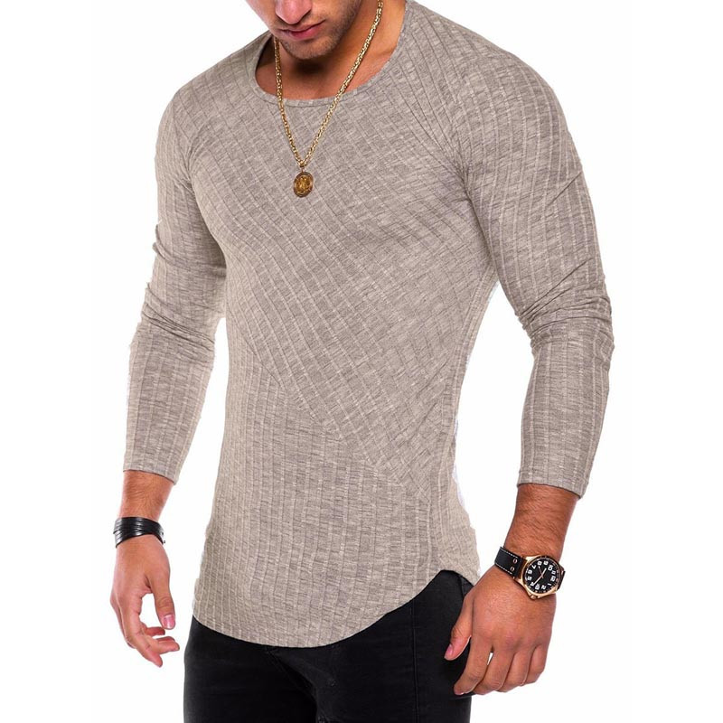 Suures suuruses S-4XL Slim Fit meeste kampsun 2021 kevad sügis õhuke O-kaelusega kootud pullover Meeste vabaaja massiivsed meeste kampsunid Pull Homme