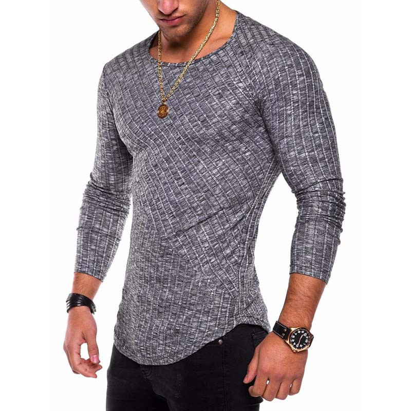 Suures suuruses S-4XL Slim Fit meeste kampsun 2021 kevad sügis õhuke O-kaelusega kootud pullover Meeste vabaaja massiivsed meeste kampsunid Pull Homme