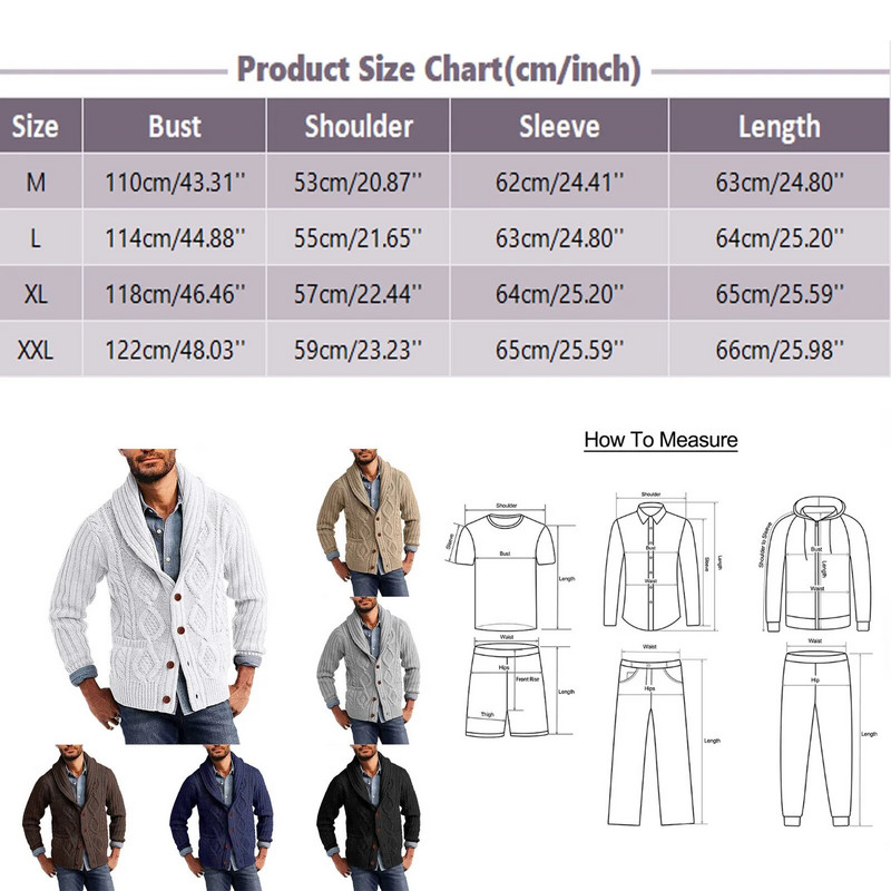 2023 Ανδρικό πουλόβερ με ζακέτα φθινόπωρο, χειμερινή μόδα, μασίφ γιακά ζακέτες με κουμπιά με καλώδιο Πλεκτό πουλόβερ casual παλτό