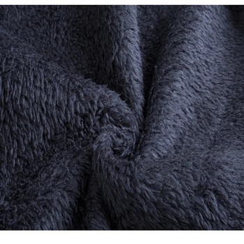 Мъжка дебела жилетка с качулка Есен Зима Топла джобна цип Просторен пуловер с дълъг ръкав Плетено ежедневно мъжко палто Drop Shipping