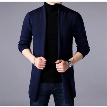 Ανδρική μακριά ζακέτα πουλόβερ Ανδρική μόδα Υπερμεγέθη πλεκτό Pull Ανδρικά πλεκτά παλτό Ανδρικά μασίφ Harajuku Casual Streetwear πουλόβερ