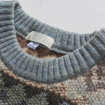 Una Reta Geometry Мъжки пуловер Нов есенен зимен хип-хоп пуловер Мъжки пуловер с щампа Streetwear Пуловер Harajuku за двойка