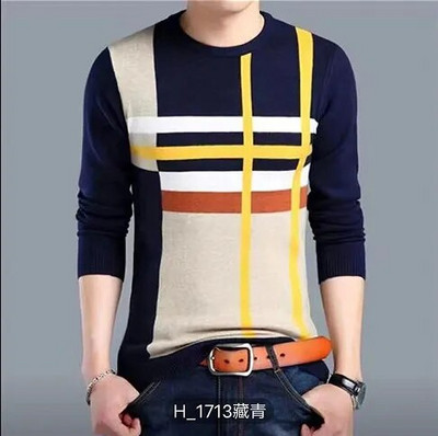 Moodne korea stiilis kampsun Uus saabumine sügistalv õhuke meeste kootud pullover kampsun teismelise poisi kirjadega meeste kampsun