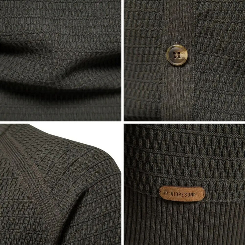 Ανδρική Ζακέτα Πλεκτής Μονόχρωμη Ζακέτα Μονόχρωμη Ανδρική Πλεκτή Ζακέτα με μονό στήθος μονόχρωμη, μονόχρωμη, μονόχρωμη