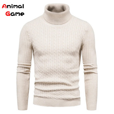 Ziemas bruņurupuču silts džemperis, ikdienas vīriešu džemperis ar izgriezumu, trikotāžas vīriešu džemperis, vilnas džemperis, sporta āra jogas tops