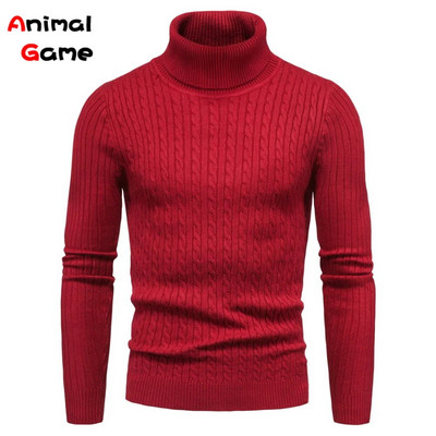 Ziemas bruņurupuču silts džemperis, ikdienas vīriešu džemperis ar izgriezumu, trikotāžas vīriešu džemperis, vilnas džemperis, sporta āra jogas tops