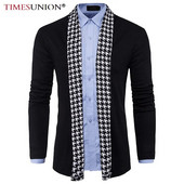 Ανδρικό πουλόβερ ζακέτα Νέα μόδα φθινοπωρινή άνοιξη Μαύρα παλτό ζακέτα Ανδρικά επώνυμα ρούχα Ανδρικά casual πλεκτά για άνδρες