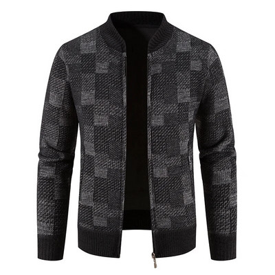 Meeste talve paksem soe püstkraega kardiganid kvaliteetsed meeste kampsunid sviitrid Slim FIit vabaaja kampsunid jakid 3XL