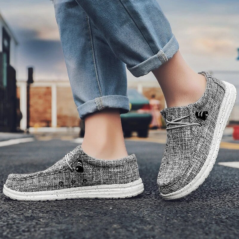 Επώνυμα ανδρικά παπούτσια casual τζιν Παπούτσια από καμβά ανδρικά βουλκανιζέ παπούτσια Breathable ανδρικά επίπεδα παπούτσια Υπαίθρια ελαφριά ανδρικά παπούτσια Loafers