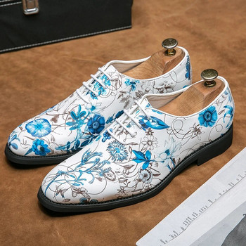 Μόδα παπούτσια γραφείου για άνδρες Casual φόρεμα για πάρτι Νυφικά παπούτσια αναπνεύσιμα δερμάτινα loafers Driving μοκασίνια άνετα