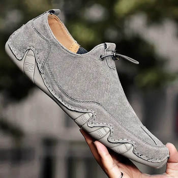 Ανδρικά δερμάτινα casual παπούτσια Αθλητικά παπούτσια Χαμηλό τοπ Άνετα ανδρικά παπούτσια Πολυτελή ντιζάιν Loafers Μοκασίνια παπούτσια για άνδρες