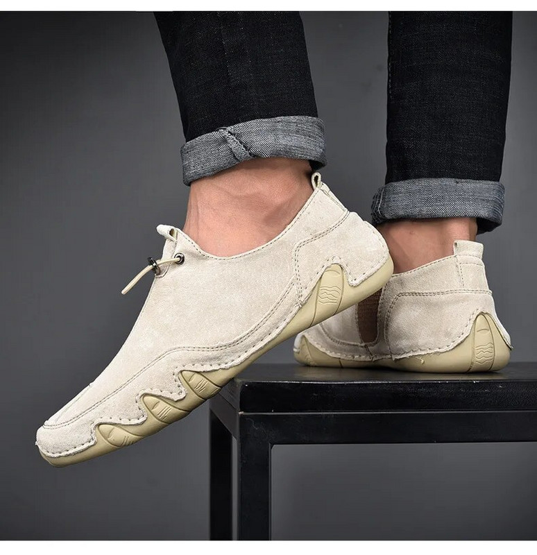 Ανδρικά δερμάτινα casual παπούτσια Αθλητικά παπούτσια Χαμηλό τοπ Άνετα ανδρικά παπούτσια Πολυτελή ντιζάιν Loafers Μοκασίνια παπούτσια για άνδρες