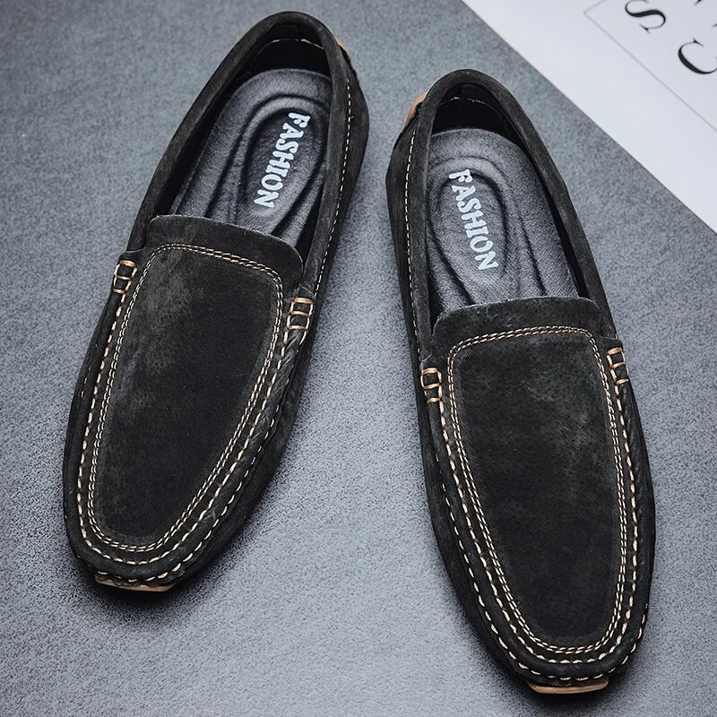 Νέο Χειροποίητα Loafers Ανδρικό Φόρεμα Βάρκα Casual Υποδήματα Driving Slip on Winter Summer Peas Αντρικά παπούτσια