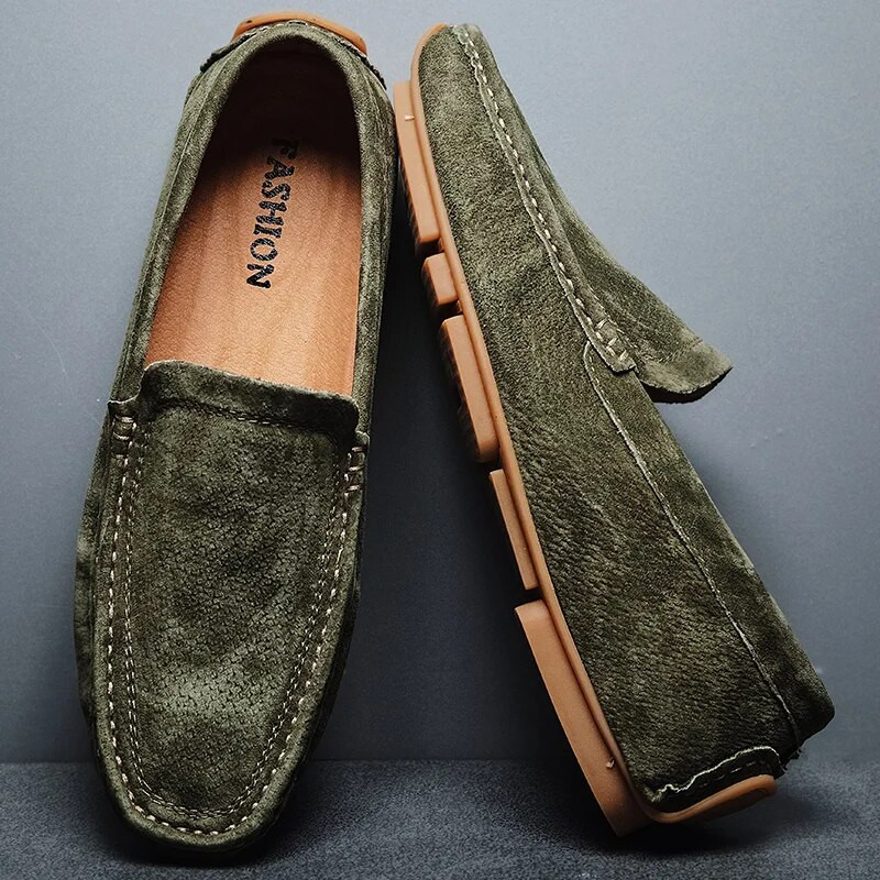 Νέο Χειροποίητα Loafers Ανδρικό Φόρεμα Βάρκα Casual Υποδήματα Driving Slip on Winter Summer Peas Αντρικά παπούτσια