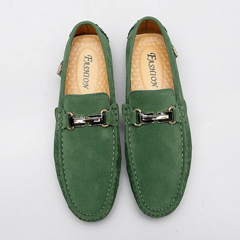 Elegantes Ανδρικά Loafers Μαλακά μοκασίνια Άνοιξη Φθινόπωρο Ανδρικά Δερμάτινα Ανδρικά παπούτσια Slip on Flat Ελαφρά παπούτσια οδήγησης Νέα παπούτσια Lazy