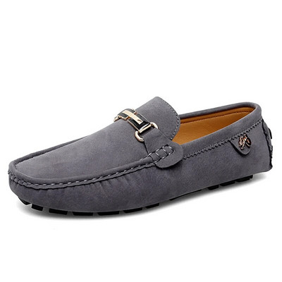 Elegantes Ανδρικά Loafers Μαλακά μοκασίνια Άνοιξη Φθινόπωρο Ανδρικά Δερμάτινα Ανδρικά παπούτσια Slip on Flat Ελαφρά παπούτσια οδήγησης Νέα παπούτσια Lazy