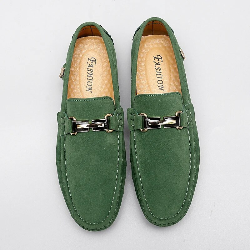 Elegantes Ανδρικά Loafers Μαλακά μοκασίνια Άνοιξη Φθινόπωρο Ανδρικά Δερμάτινα Ανδρικά παπούτσια Slip on Flat Ελαφρά παπούτσια οδήγησης Νέα παπούτσια Lazy