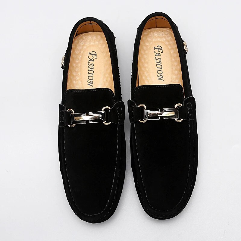 Elegantes Ανδρικά Loafers Μαλακά μοκασίνια Άνοιξη Φθινόπωρο Ανδρικά Δερμάτινα Ανδρικά παπούτσια Slip on Flat Ελαφρά παπούτσια οδήγησης Νέα παπούτσια Lazy