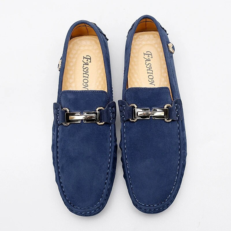 Elegantes Ανδρικά Loafers Μαλακά μοκασίνια Άνοιξη Φθινόπωρο Ανδρικά Δερμάτινα Ανδρικά παπούτσια Slip on Flat Ελαφρά παπούτσια οδήγησης Νέα παπούτσια Lazy