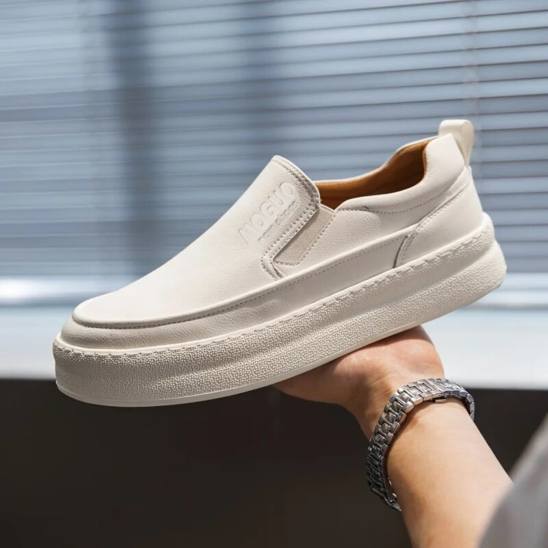 Ανδρικά Loafers με χοντρό κάτω μέρος Casual Παπούτσια Αναπνεύσιμα Ανδρικά πάνινα παπούτσια Ελαφριά παπούτσια για περπάτημα εξωτερικού χώρου Ελεύθερα παπούτσια για περπάτημα