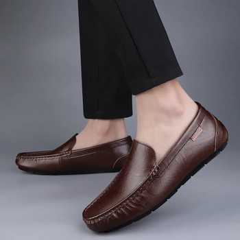 ανδρικό καθημερινό παπούτσια Πολυτελή μάρκα ανδρικά Loafers Μοκασίνια αναπνέει σε ιταλικά παπούτσια οδήγησης Chaussure Homme