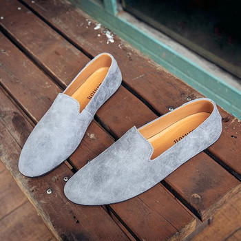 Άνετα Moccasins Man  Παπούτσια οδήγησης Ανδρικά Flats Personality Ανδρικά Loafers Slip on Casual παπούτσια Νέα παπούτσια για βάρκα