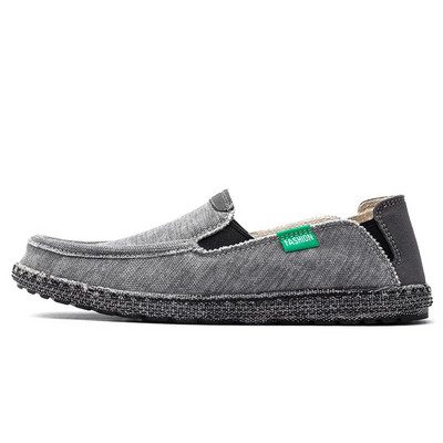 Suvised hingavad meeste lõuendist kingad Loafers Meeste tossud Mood vabaaja meeste kingad Kerged lamedad Mehed, kes sõidavad Zapatot suures suuruses