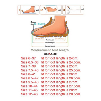 DEKABR Ανδρικά Παπούτσια Loafers Νέα Άνοιξη και Καλοκαίρι Άνετα Ανδρικά Flat Μόδα Ανδρικά παπούτσια Μοκασίνια Ανδρικά παπούτσια Casual Παπούτσια Μέγεθος 37~46